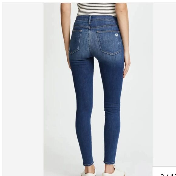 FRAME DENIM Le Skinny High Jeans HILLTOP - Picture 7 of 9